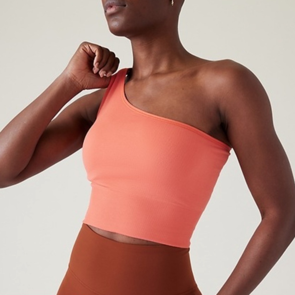 Athleta aurora seamless one shoulder tank top Size XS